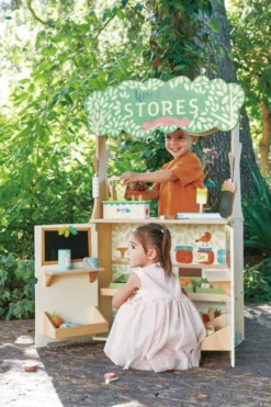 2-in-1 Puppentheater und Kaufladen