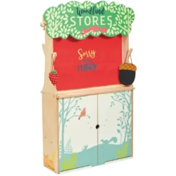 2-in-1 Puppentheater und Kaufladen