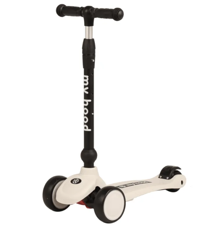 2-in-1 Rutschfahrzeug & Roller Kick'n Ride, grau