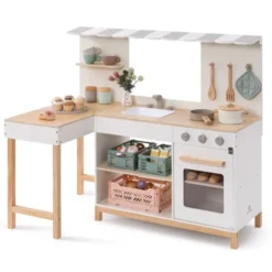 2-in-1 Spielküche & Café – Robusta (weiß)