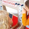 2-in-1 Spielstation – Feuerwache & Polizeistation