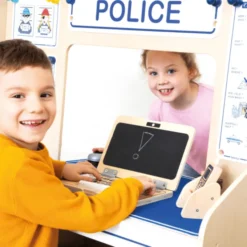 2-in-1 Spielstation – Feuerwache & Polizeistation