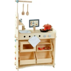 3-in-1 Spielstation – Küche, Laden & Werkstatt