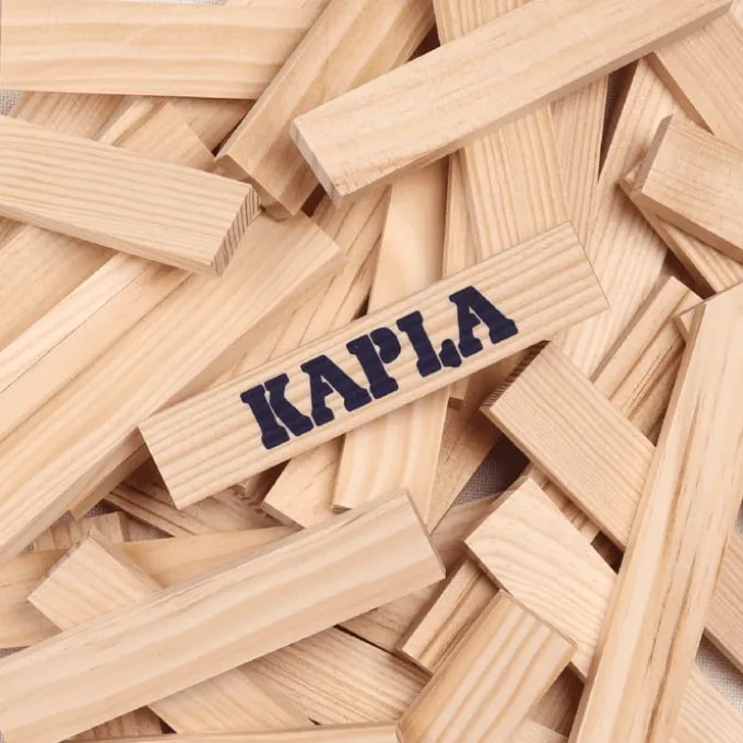KAPLA Holzbausteine Natur Box 200-teilig