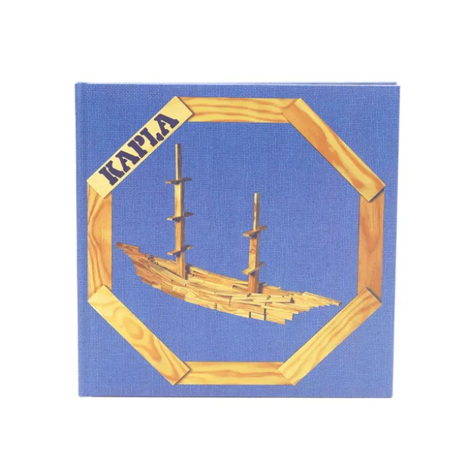 KAPLA Inspirationsbuch - blau (Fortgeschritten)