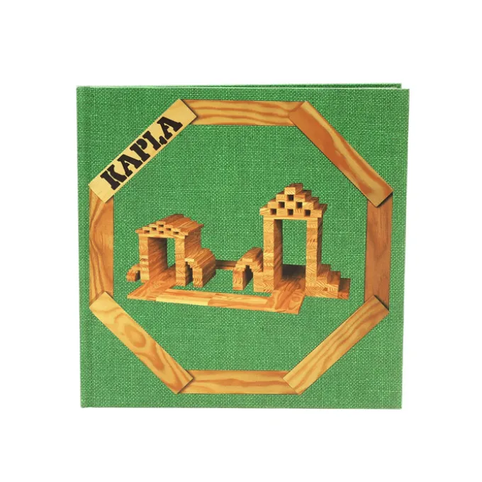KAPLA Inspirationsbuch - Grün, Gebäude (Anfänger)