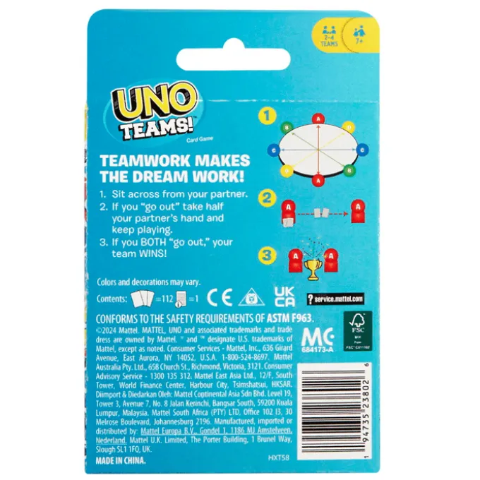 Kartenspiel - UNO Teams