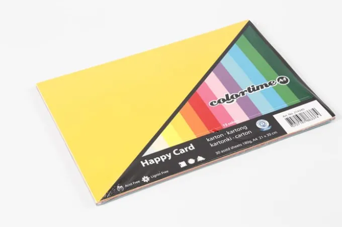 Karton A4 - Frühlingsfarben, 30 Bögen