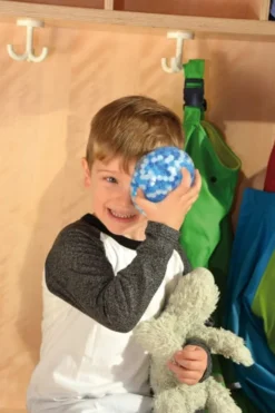 Kühlender Sensorikball - blau / weiß, Ø 10 cm