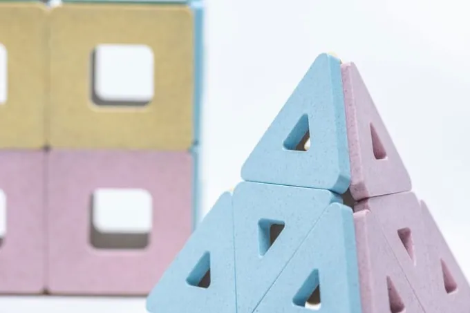 KinderMag Polydron Anfängerset - 48 Teile