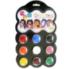 Kinderschminke Karneval - Palette mit 9 Farben