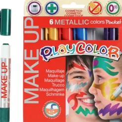 Kinderschminke - Schminkstifte Metallic, 6 Stk