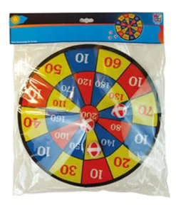 Klett Dartscheibe m. Punktfeldern (inkl. 3 Bälle)