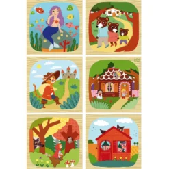 Klötzepuzzle - Märchen