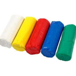Knetgummi Soft Clay - Grundfarben, 400 g