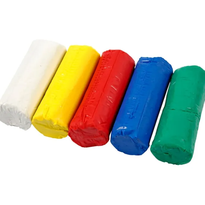 Knetgummi Soft Clay - Grundfarben, 400 g
