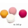 Knetmasse – 4 x 140 g – Helle Farben
