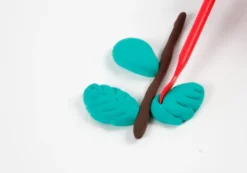 Knetwerkzeug aus Plastik - 3 Stk.