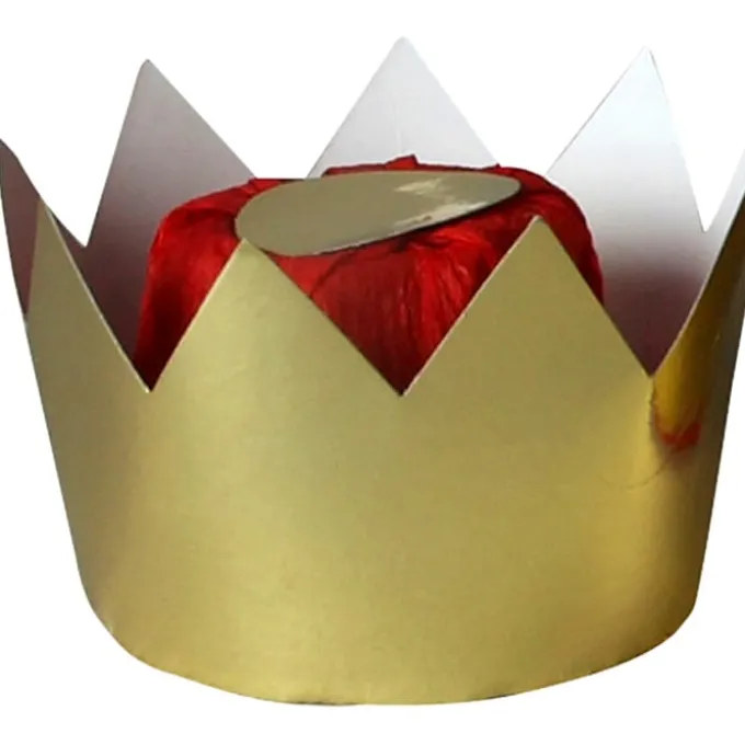 Königinnenkrone aus Pappkarton
