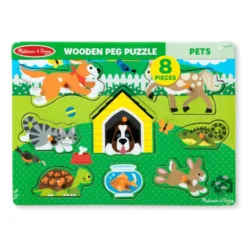 Knopfpuzzle aus Holz