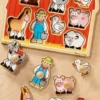 Knopfpuzzle - Bauernhof