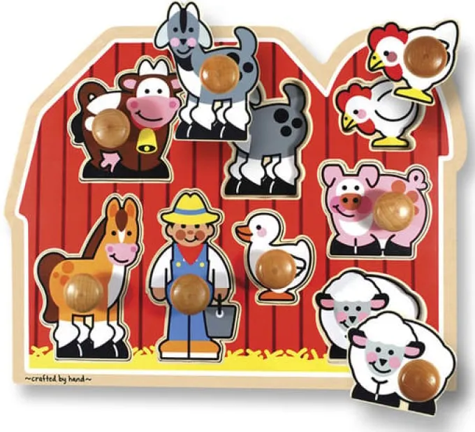 Knopfpuzzle - Bauernhof