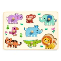 Knopfpuzzle – Wilde Tiere