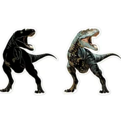 Kratz-Sticker - Dinosaurier, 4 Stk.