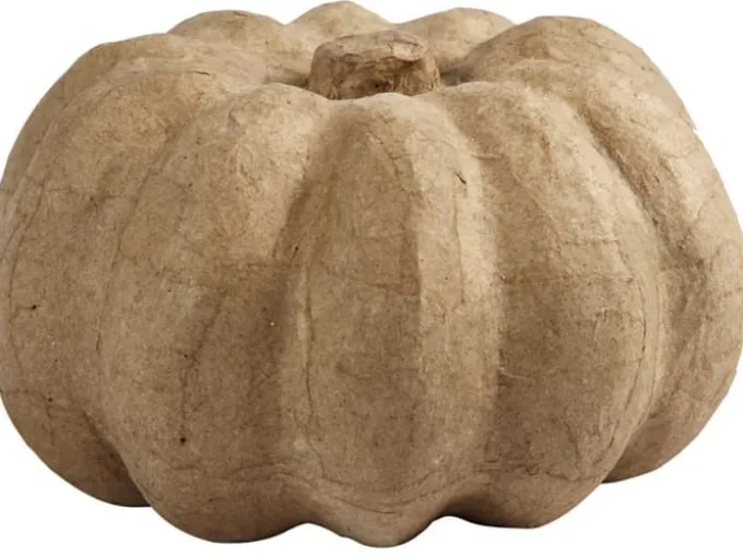 Kürbis aus Pappmaschee - Ø 16 cm