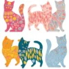 Kreativbox – Katzen mit Stickern dekorieren