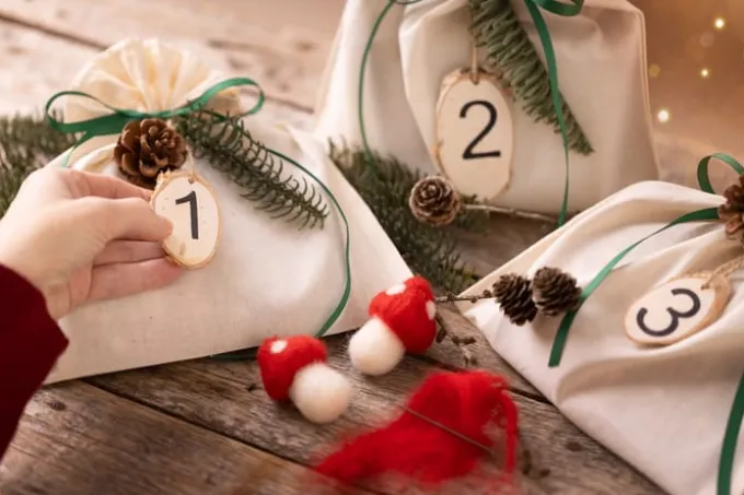 Kreativer Adventskalender - Filzen - 4 Stk.
