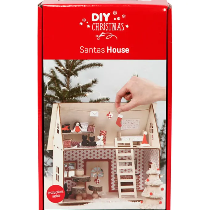 Kreativitätsset - das Haus vom Weihnachtsmann