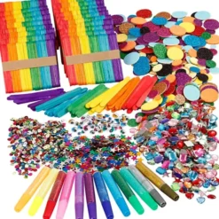 Kreativitätsset mit Glitzerteilen