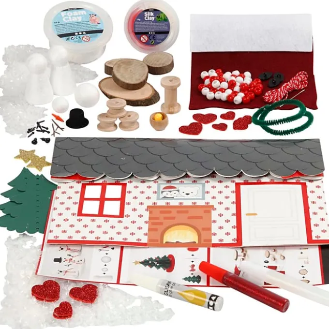 Kreativitätsset - Weihnachtshaus