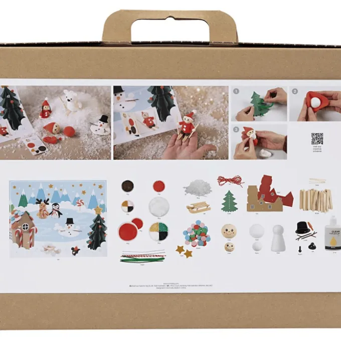 Kreativset Adventskalender m. 24 Projekten