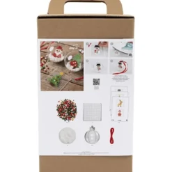 Kreativset - Bügelperlen in Weihnachtskugeln