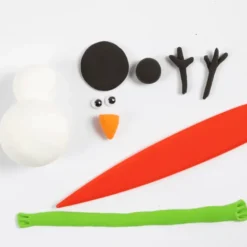 Kreativset - Christbaumkugel Schneemann