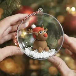 Kreativset - Christbaumkugel Rentier