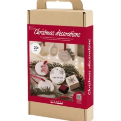 Kreativset - Christbaumschmuck aus Ton