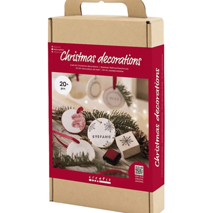 Kreativset - Christbaumschmuck aus Ton