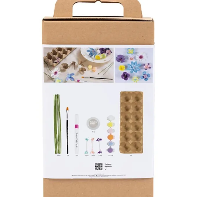 Kreativ-Set - Eierkarton-Blumen