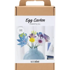 Kreativ-Set - Eierkarton-Blumen