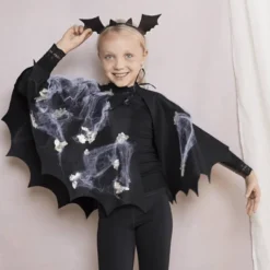 Kreativset Halloween - Fledermauscape & Haarreif