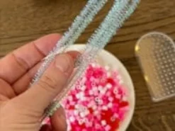 Kreativset – Herzen aus Bügelperlen