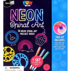 Kreativ-Set - Neon Spiral Art