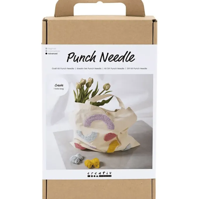 Kreativset Tufting - Stofftasche, 1 Stk