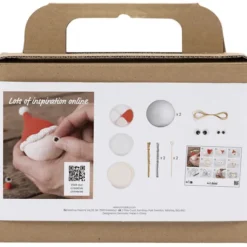 Kreativset - Weihnachtsmann & Engel aus Clay