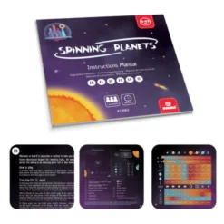 Kreiselspiel mit Planeten, 9 Stk.