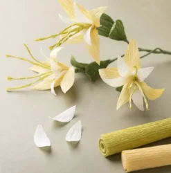 Krepppapier Bastelset - Frühlingsblumen