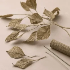 Krepppapier - zarte Naturfarben, 8 Blatt